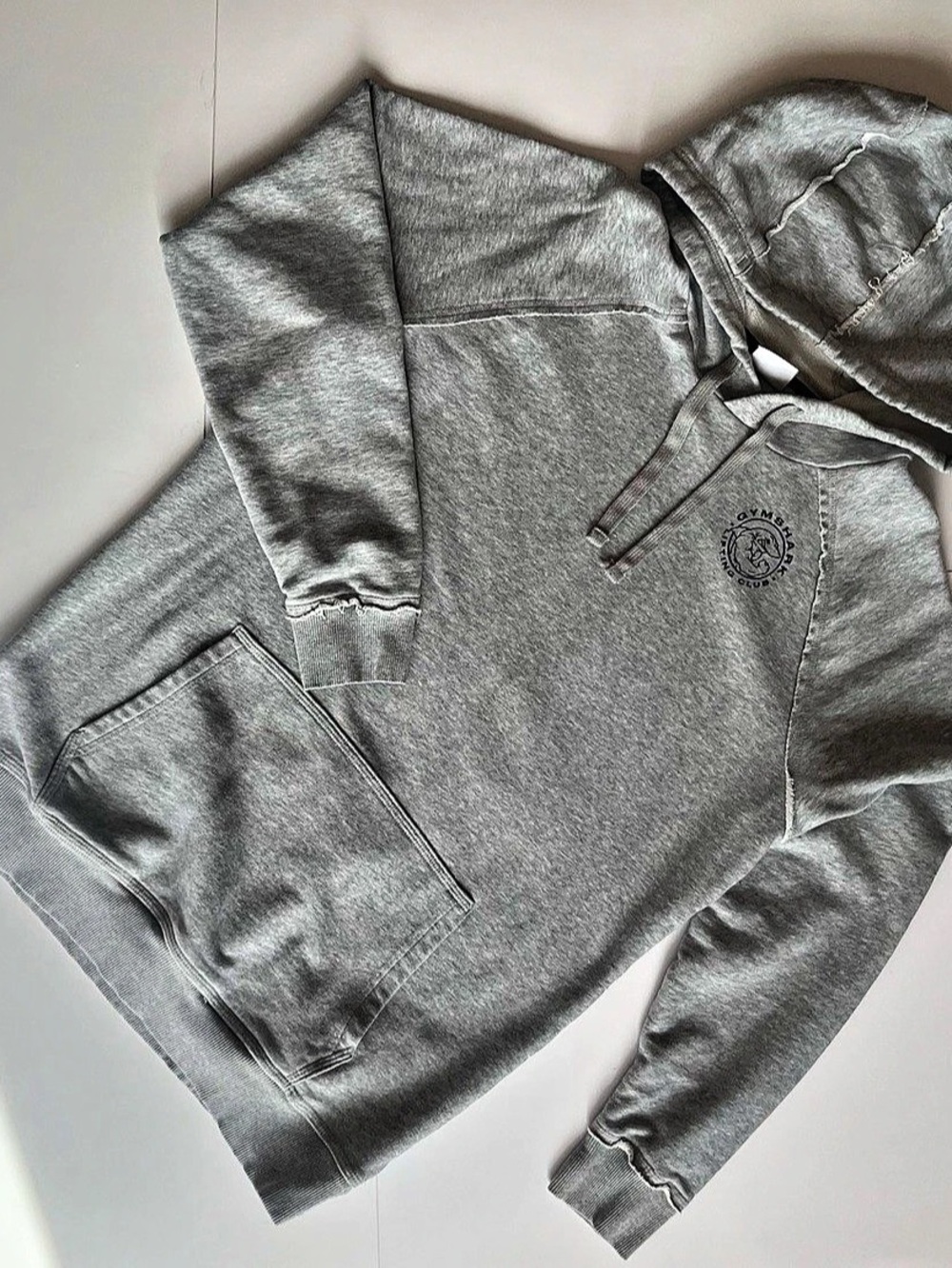 GYMSHARK Hoodie in gray - men’s large